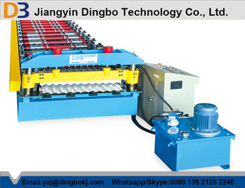 5.5kw Motor Corrugated Roll Forming Machine With Automatic Control System For Steel Plants